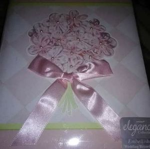 Wedding album and ring Carrier box